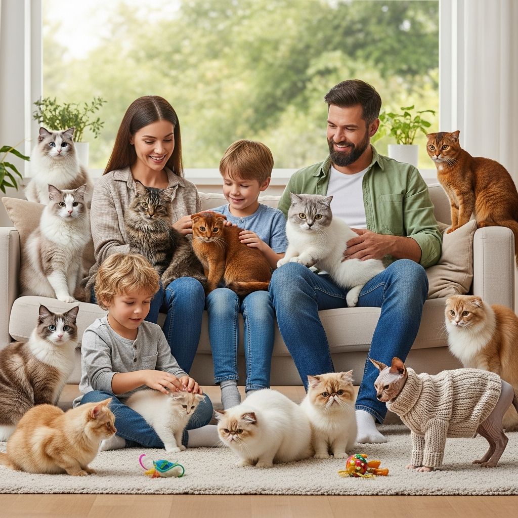 Discover the most affectionate and social cat breeds perfect for families and first-time cat owners.