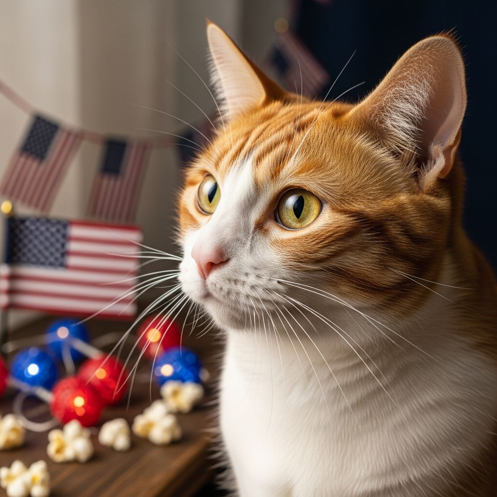 Keep your feline friend safe and calm during Fourth of July celebrations with expert tips.
