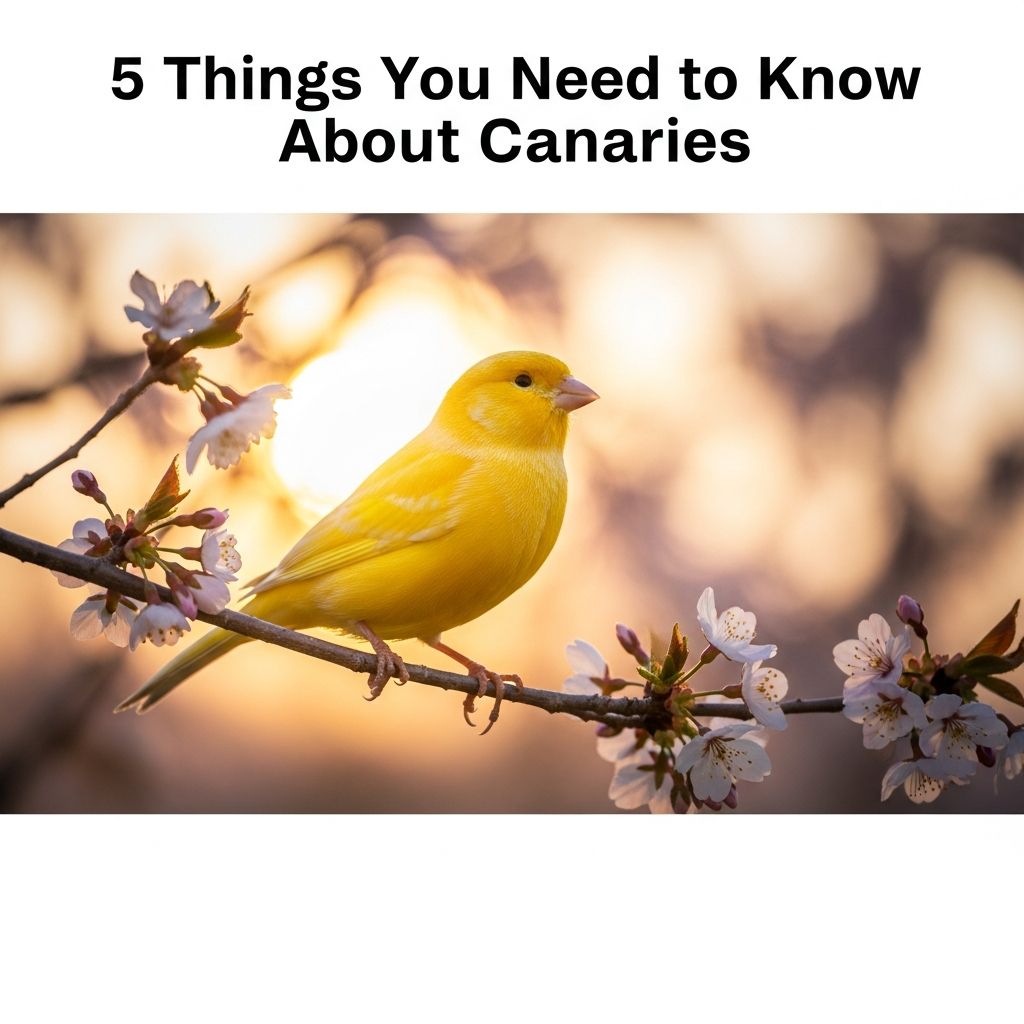 Master canary care with essential tips on housing, diet, grooming, and health maintenance.