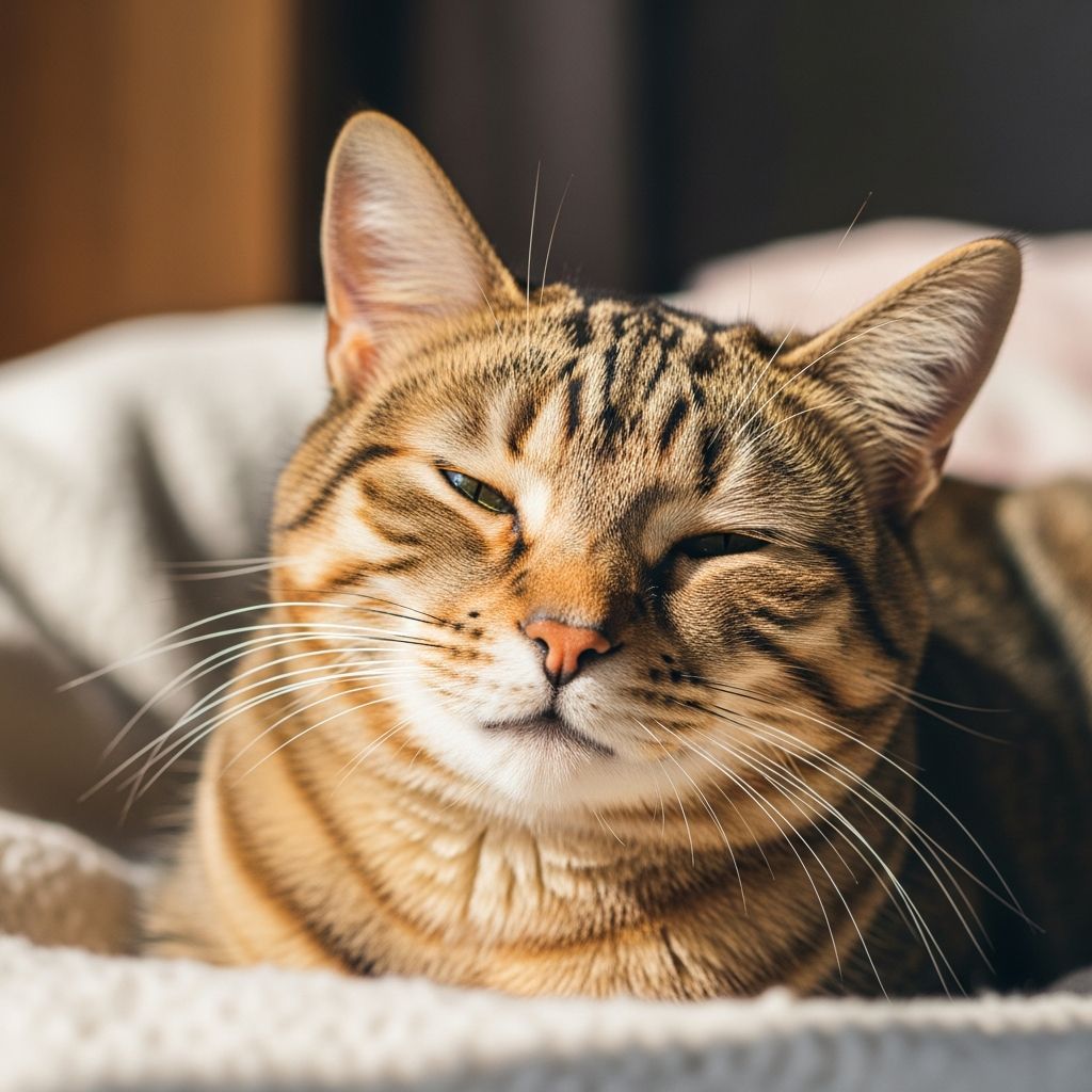 Learn the key indicators that your cat is content, healthy, and thriving.