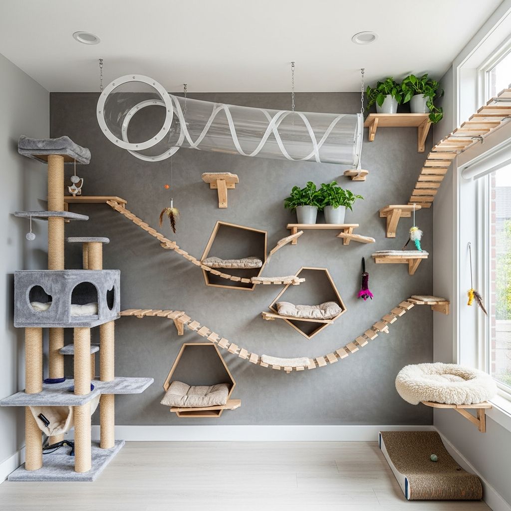 Transform your home with inspiring cat room designs that blend style, comfort, and feline enrichment.