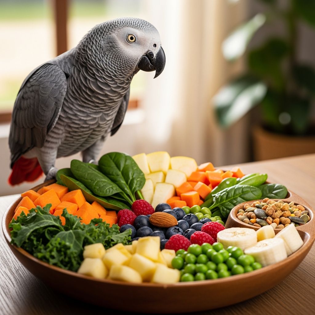 African Grey Diet: Complete Nutritional Guide Comprehensive guide to feeding African grey parrots for optimal health and longevity.