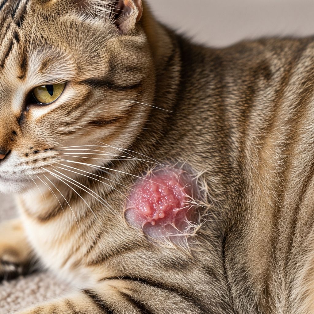 Complete guide to understanding, treating, and preventing hot spots in cats.