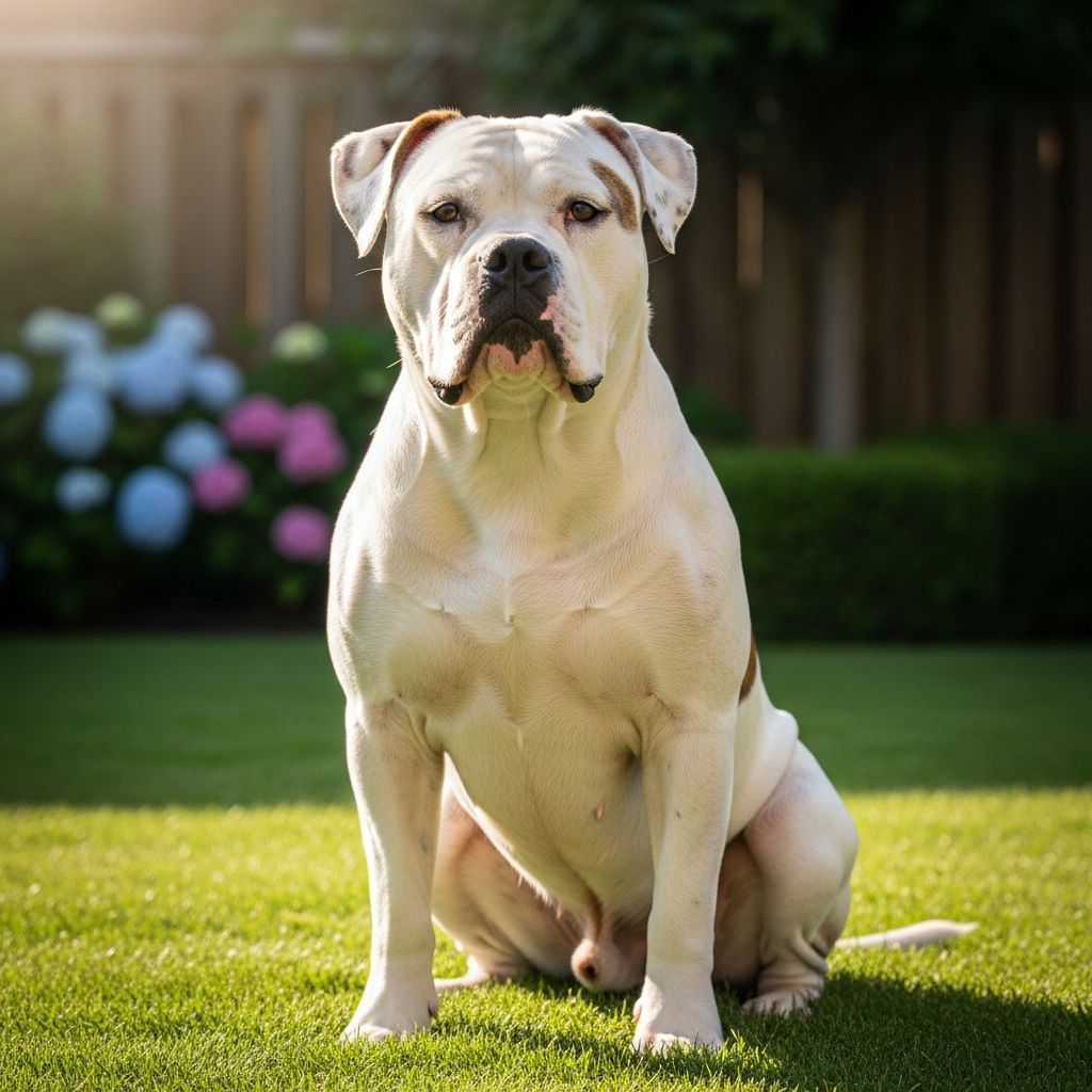 Discover the loyal, muscular, and affectionate American Bulldog—ideal for active families seeking a protective companion.