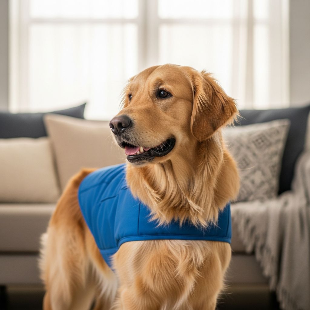 Explore the science behind dog anxiety vests and learn if they can help calm your anxious pet.
