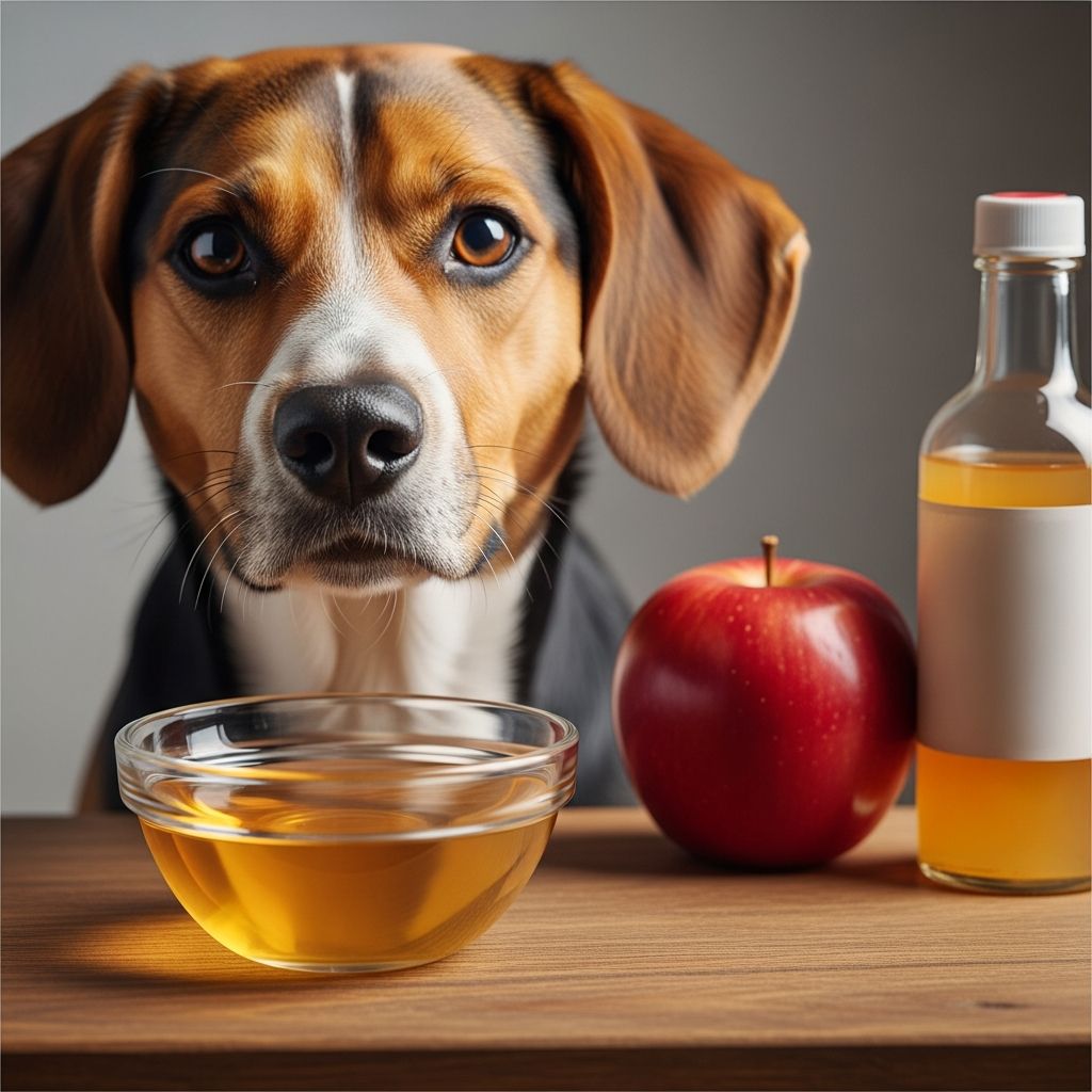 Learn whether apple cider vinegar is safe for dogs and how to use it properly.