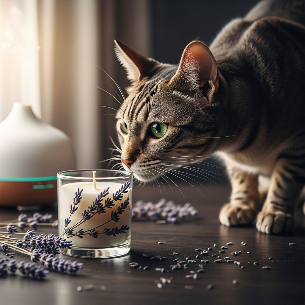 Are Lavender-Scented Products Harmful to My Cat? Learn why lavender oils are toxic to cats and how to keep your feline safe from harmful essential oil exposure.