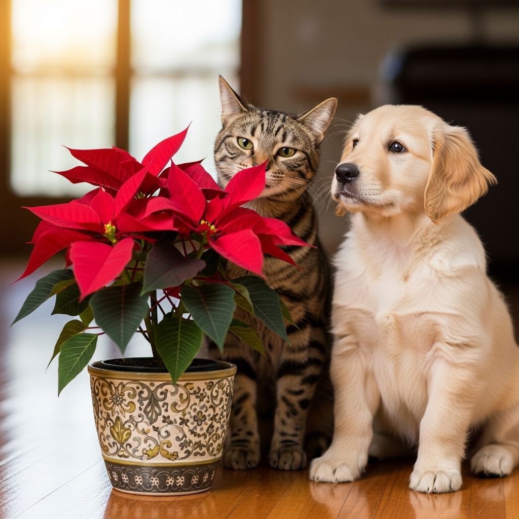 Learn if poinsettias are toxic to your pets and how to keep them safe during the holidays.