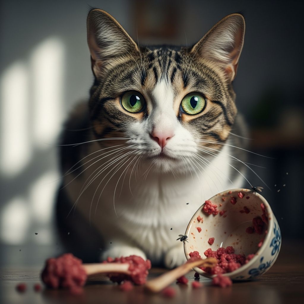 Raw Food Diets For Cats: Risks, Nutrition, And Alternatives Understanding the health risks of raw diets and safer feeding options for your feline companion.