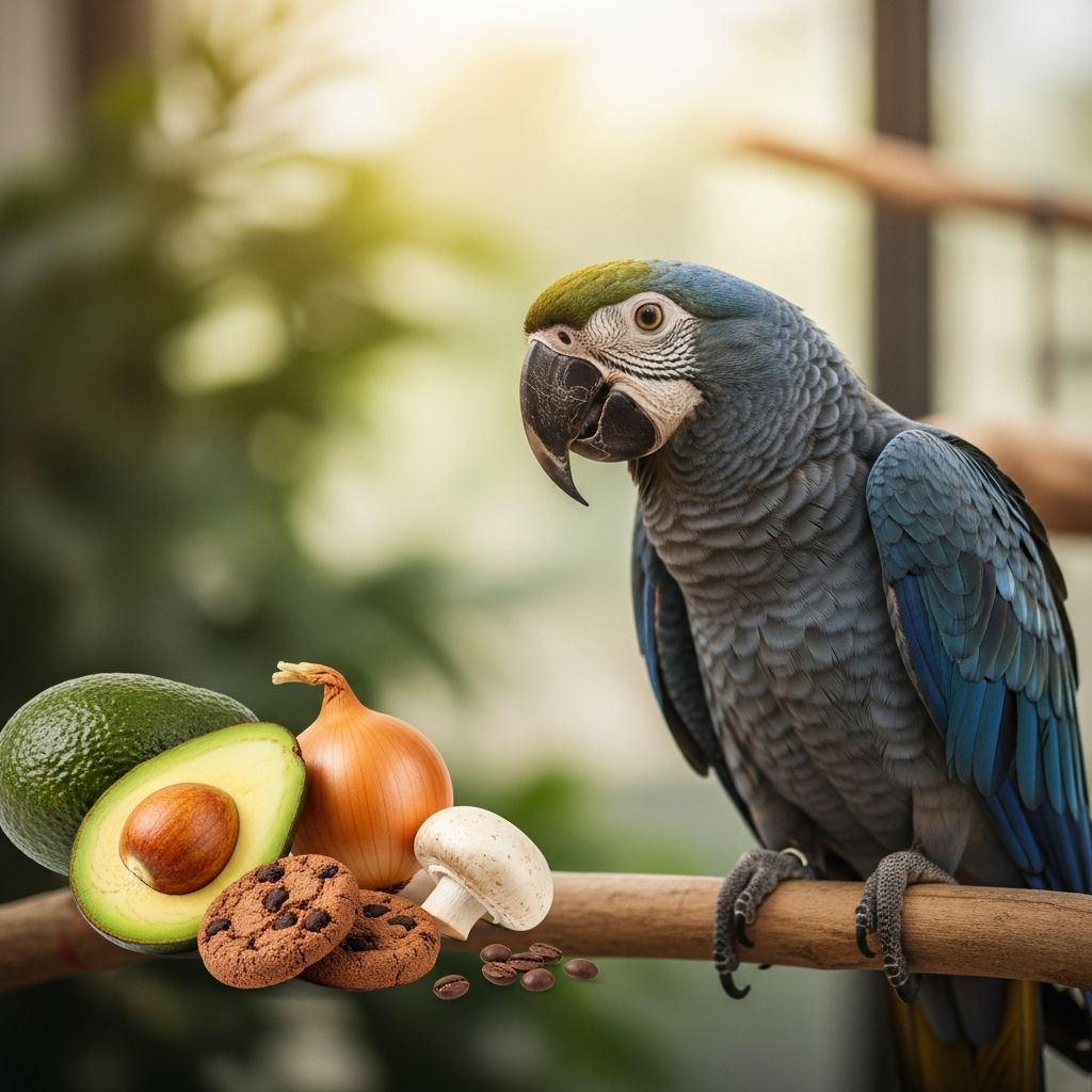 Protect your feathered friend: Learn which foods are toxic and dangerous for parrots.