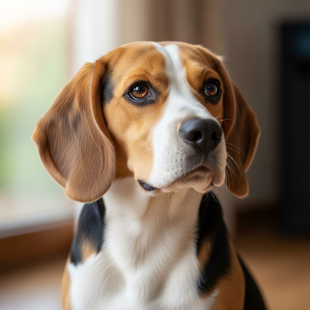 Complete guide to Beagle dogs: temperament, care requirements, health issues, and training tips.