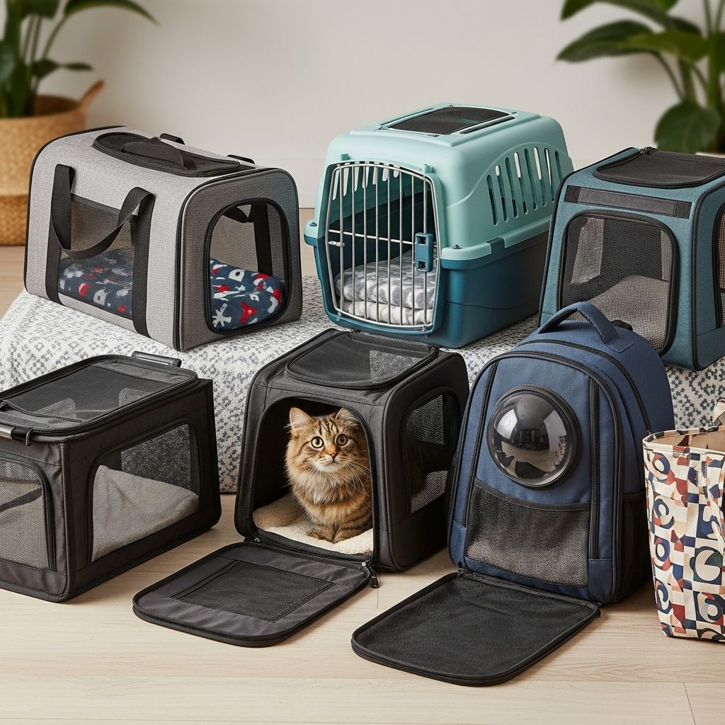 Find the perfect cat carrier for your feline friend's comfort and safety during travels.