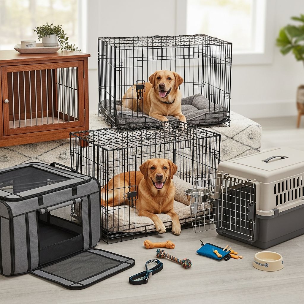 Find the perfect dog crate for your pup's needs with our comprehensive guide to top-rated options.