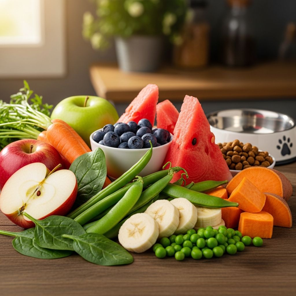 Discover the top 10 nutritious fruits and vegetables safe for your dog's diet and overall health.