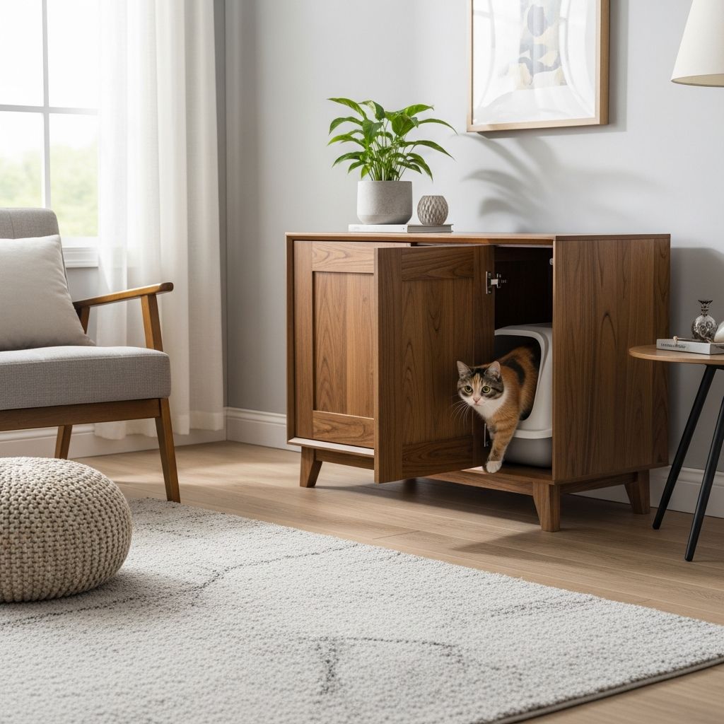 Best Hidden Litter Boxes and Litter Box Furniture Discover stylish litter box solutions that hide mess while keeping your cat comfortable and stress-free.