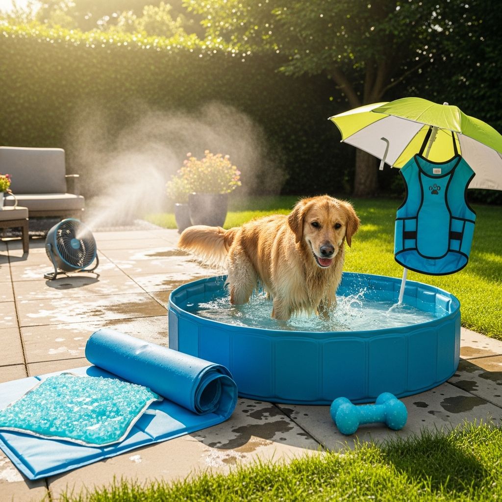 Keep your furry friend comfortable with top cooling products for hot summer days.