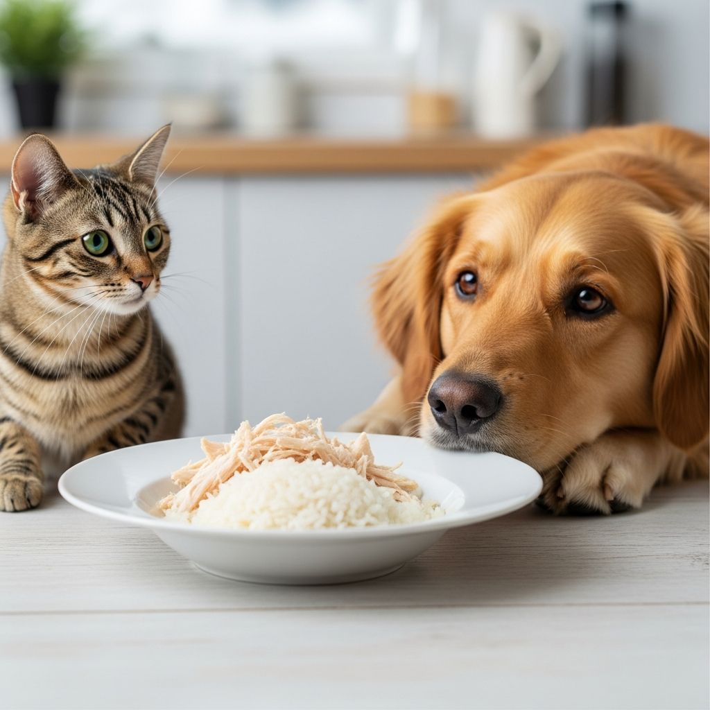 Complete guide to feeding bland diets for pets with digestive upset and vomiting.