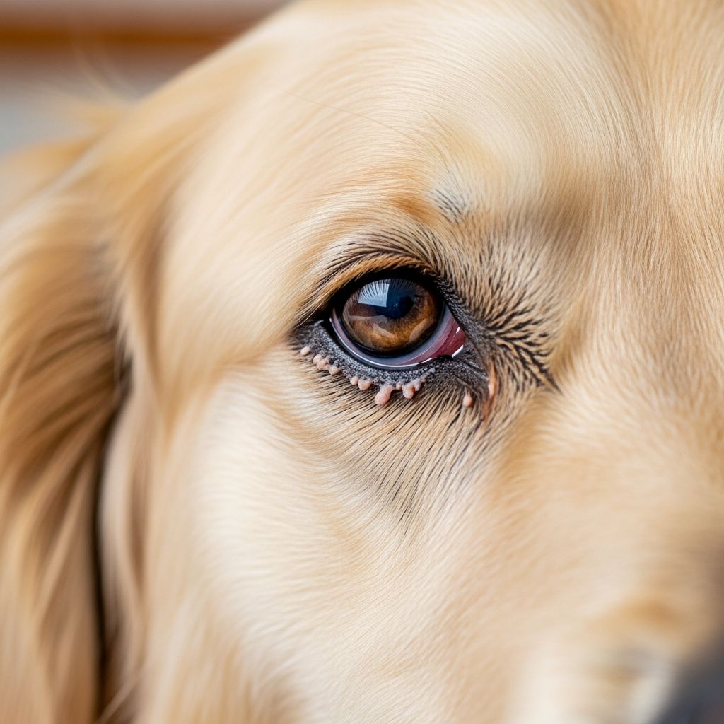 Complete guide to understanding and managing canine blepharitis for dog owners.