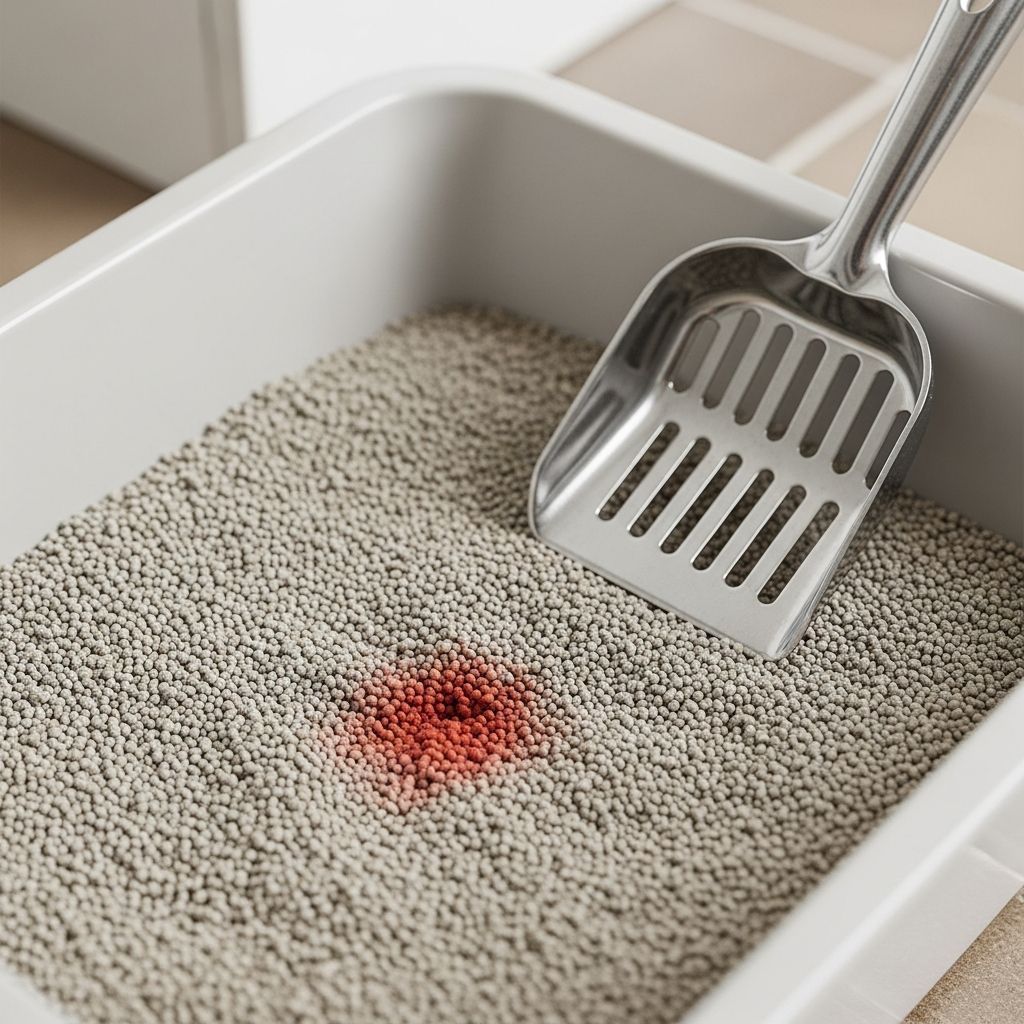 Understanding blood in your cat's stool: causes, symptoms, and when veterinary care is needed.