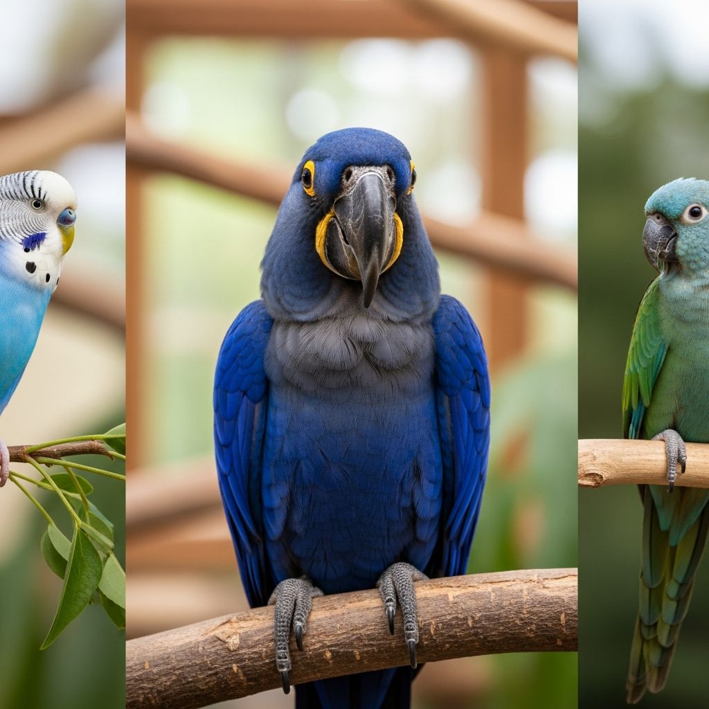 Discover vibrant blue pet bird species, their characteristics, and care requirements for your home.