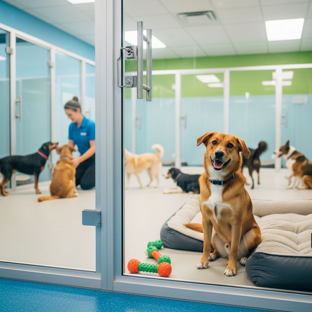 Explore safe boarding options and expert tips for leaving your dog in professional care.