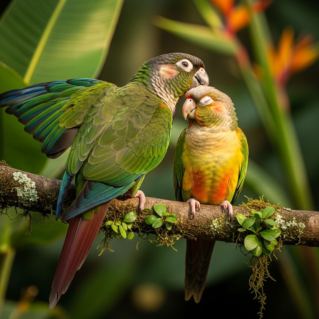 Managing mating behavior in bonded conures: expert guidance for responsible pet ownership.