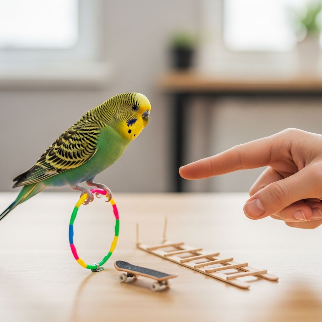 Budgie Training: Master Essential Tricks and Techniques Learn proven methods to train your budgie with patience, positive reinforcement, and fun.