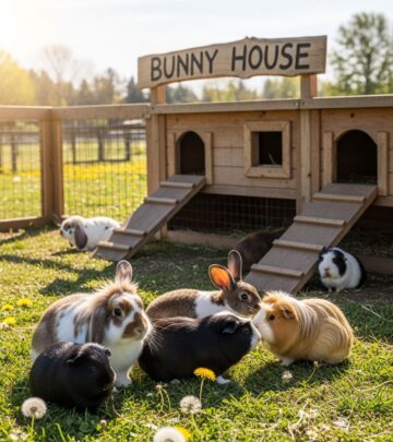 Discover the Bunny House: home to 90+ rabbits and guinea pigs seeking love and care.