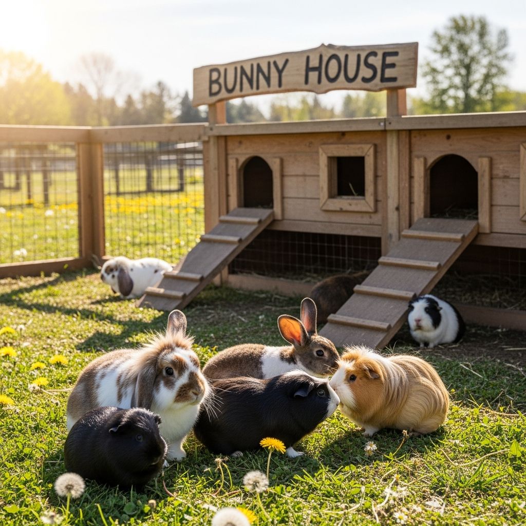 Discover the Bunny House: home to 90+ rabbits and guinea pigs seeking love and care.