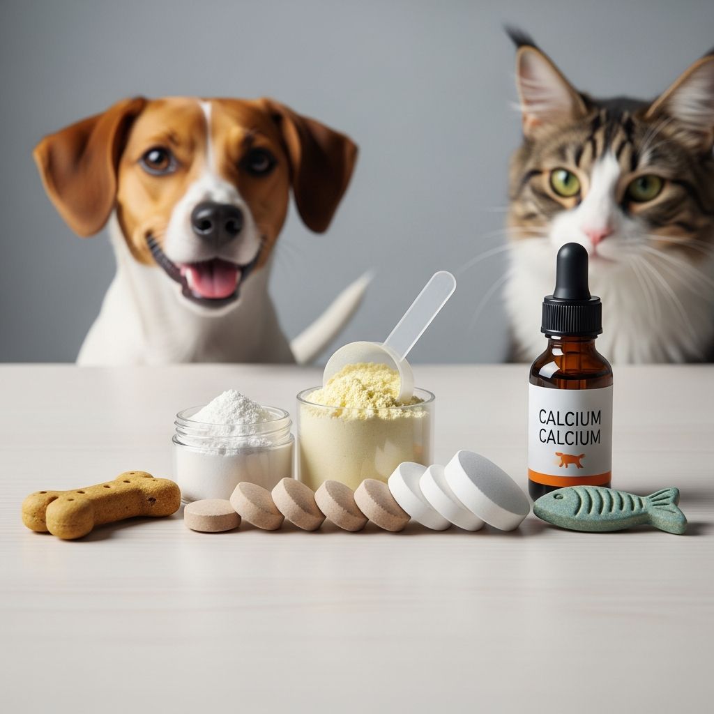 Calcium Supplements for Pets: Complete Guide Understanding calcium supplements for pets: when needed, how to administer, and veterinary supervision.