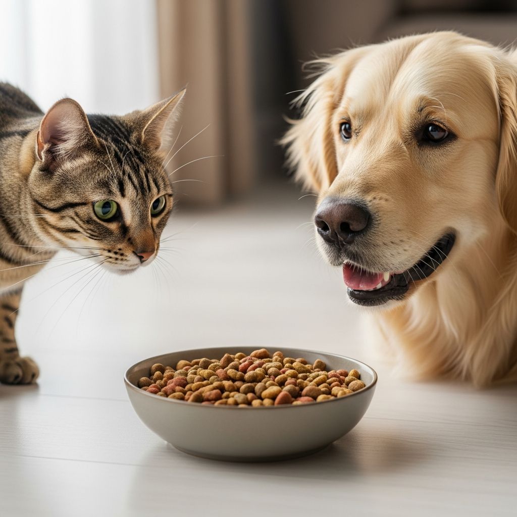 Can Cats Eat Dog Food? Vet-Backed Safety Guide Learn why cat and dog food are nutritionally different and how to keep your feline friend healthy.