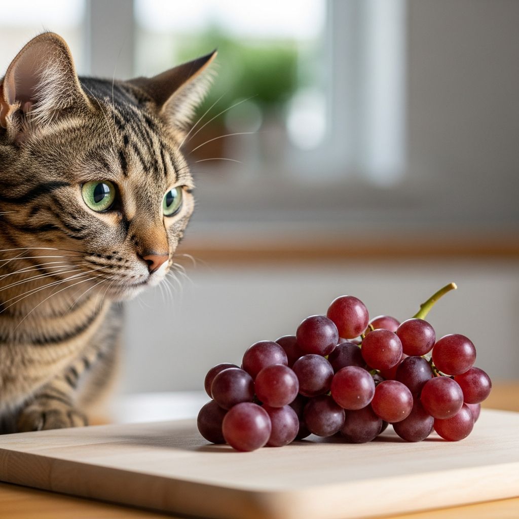 Learn why grapes are toxic to cats and how to keep your feline safe from this dangerous fruit.