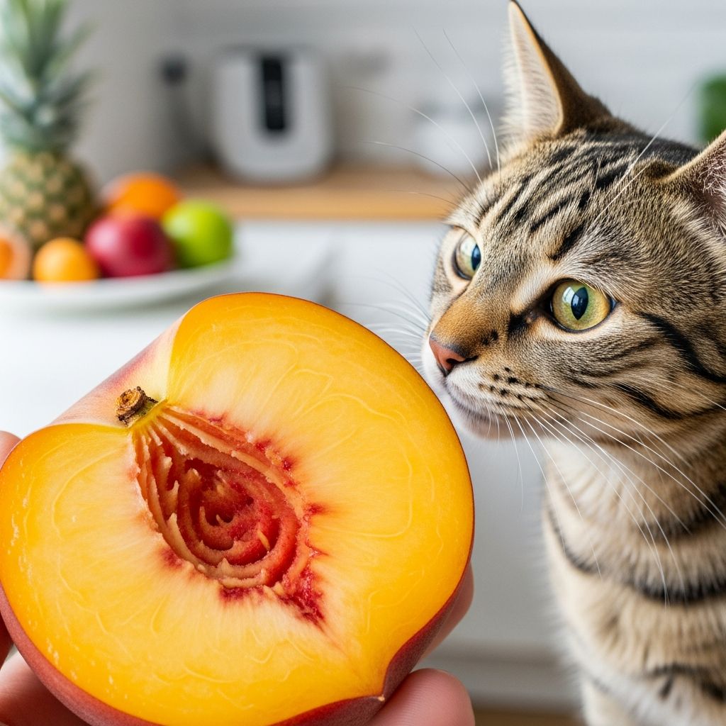 Learn which parts of peaches are safe for cats and what precautions to take.