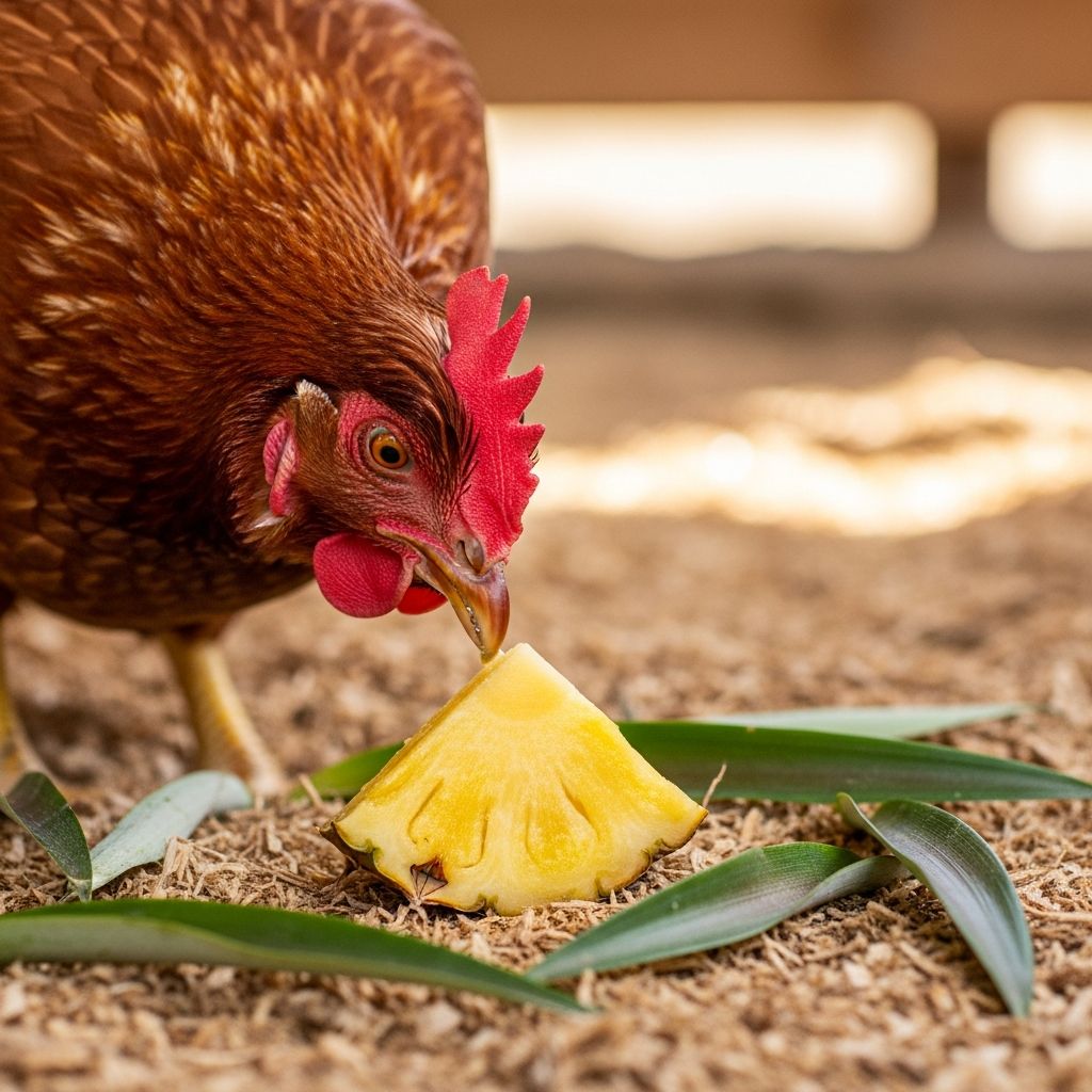 Can Chickens Eat Pineapple? Safety Guide Learn if pineapples are safe for chickens and how to feed them properly.