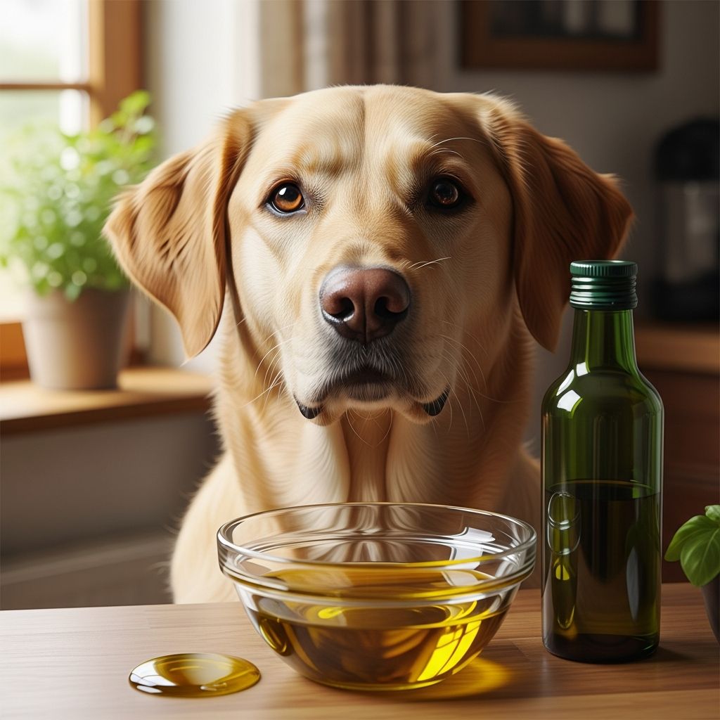 Explore the 5 key health benefits of olive oil for dogs and learn safe serving guidelines.