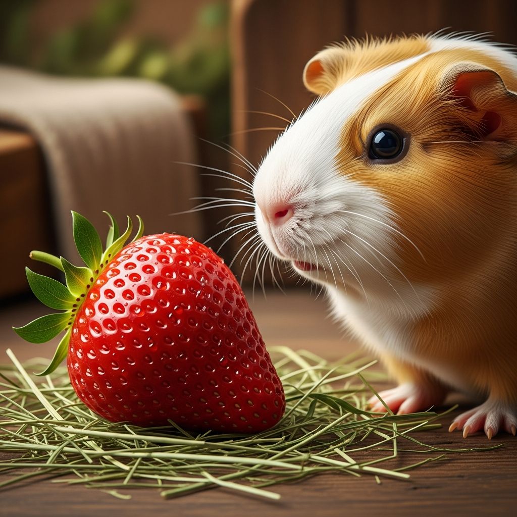 Learn whether strawberries are safe for guinea pigs and how to serve them properly.