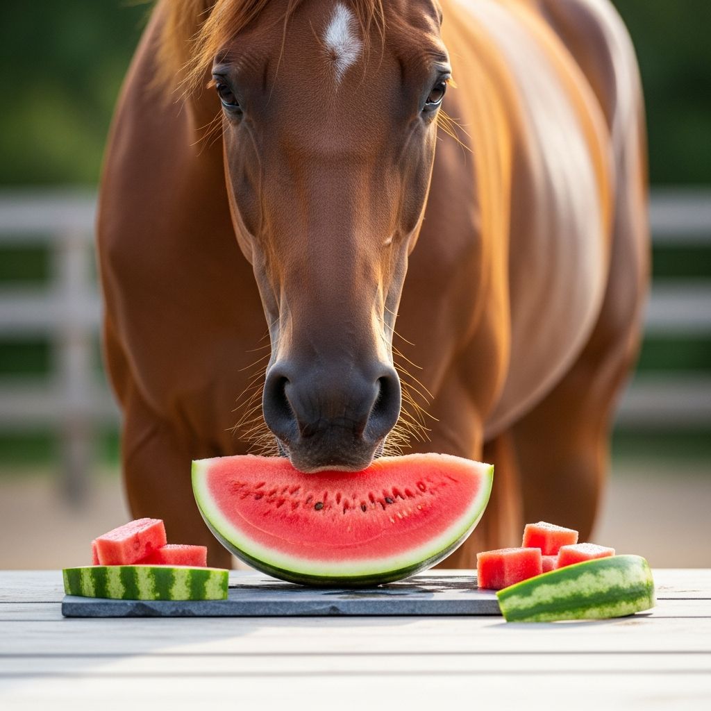 Can Horses Eat Watermelon? 5 Safe Feeding Tips Learn whether watermelon is safe for horses, nutritional benefits, and proper feeding guidelines.