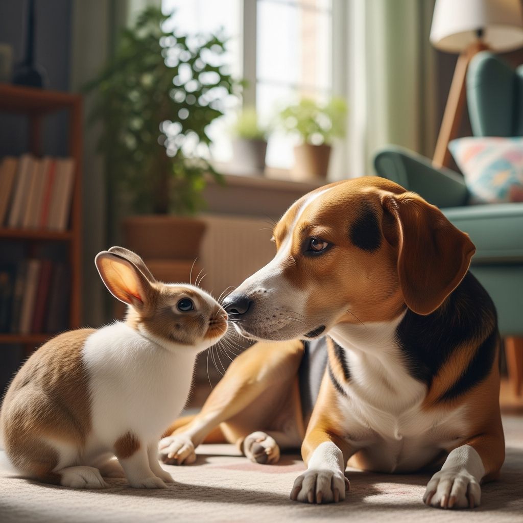 Can Rabbits and Dogs Live in the Same Home? Learn how to safely introduce rabbits and dogs, assess compatibility, and create a harmonious multi-pet household.