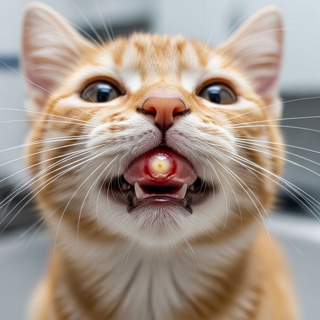 Complete guide to identifying and treating painful canker sores in young cats.