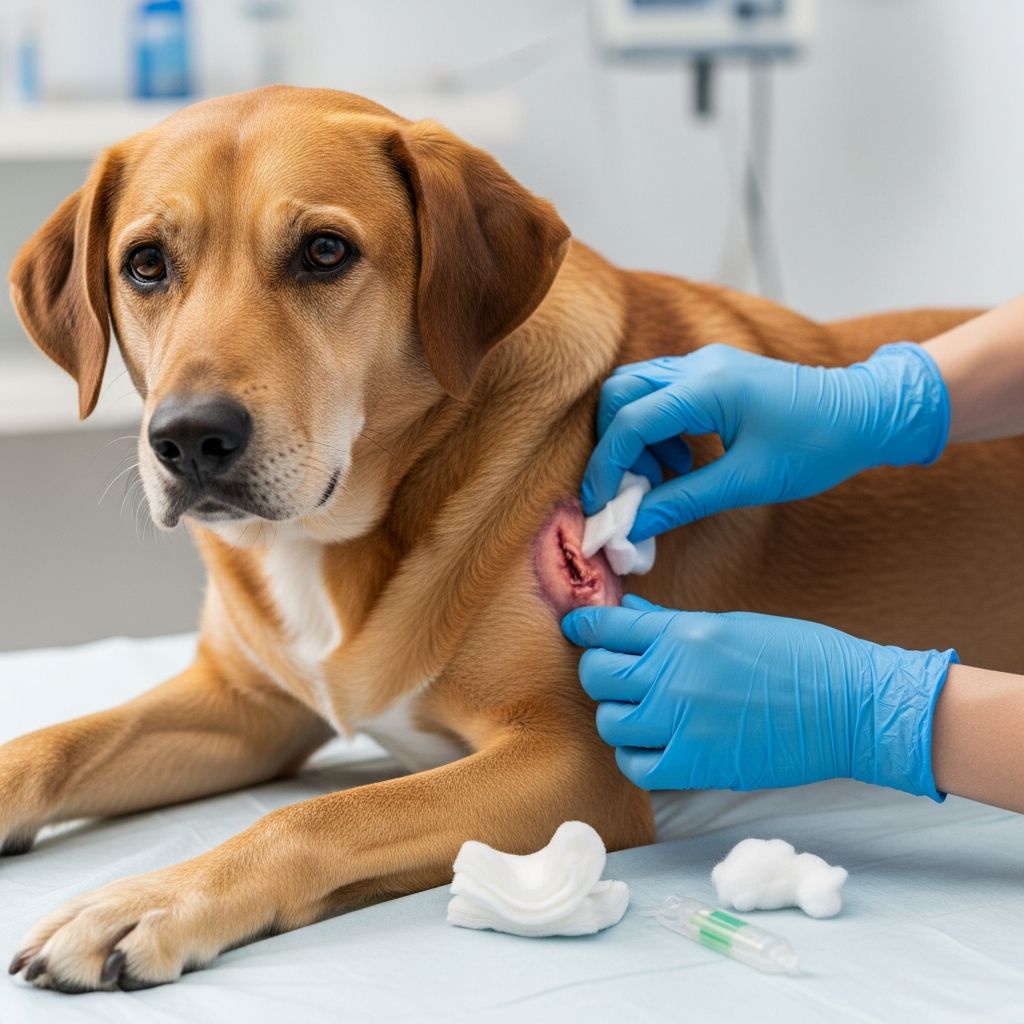 Complete guide to treating and managing open wounds in dogs safely and effectively.