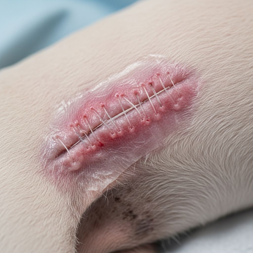 Complete guide to post-operative incision care for dogs after surgery.