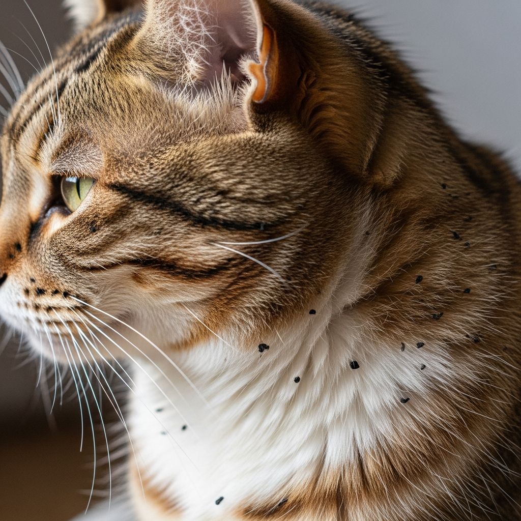 My Cat Has Black Specks in Her Fur: Causes and Solutions Discover what black specks in your cat's fur mean and how to eliminate fleas effectively.