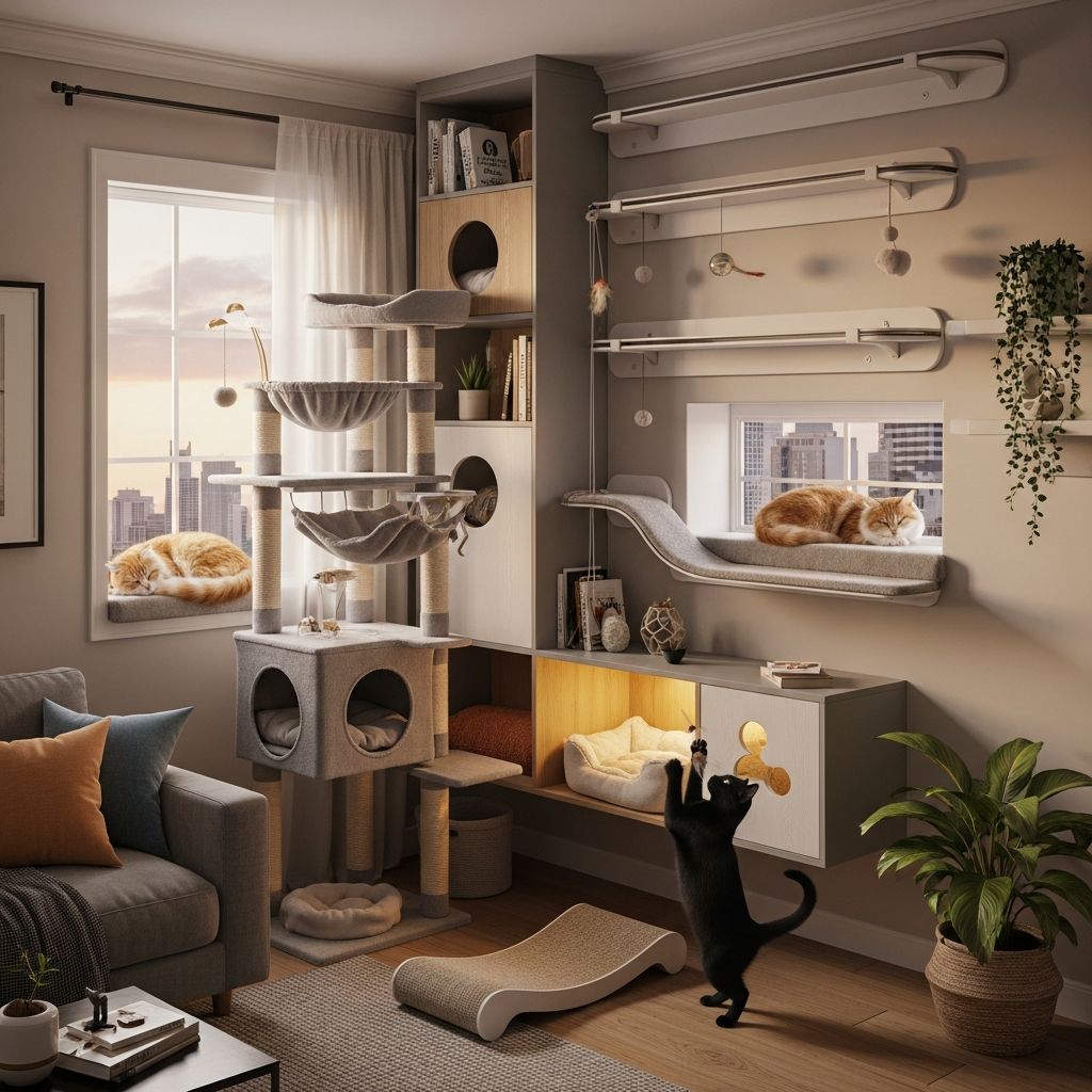 Cat-Friendly Apartments: Making the Most of Small Space Transform your apartment into a feline paradise with smart space solutions for cats.