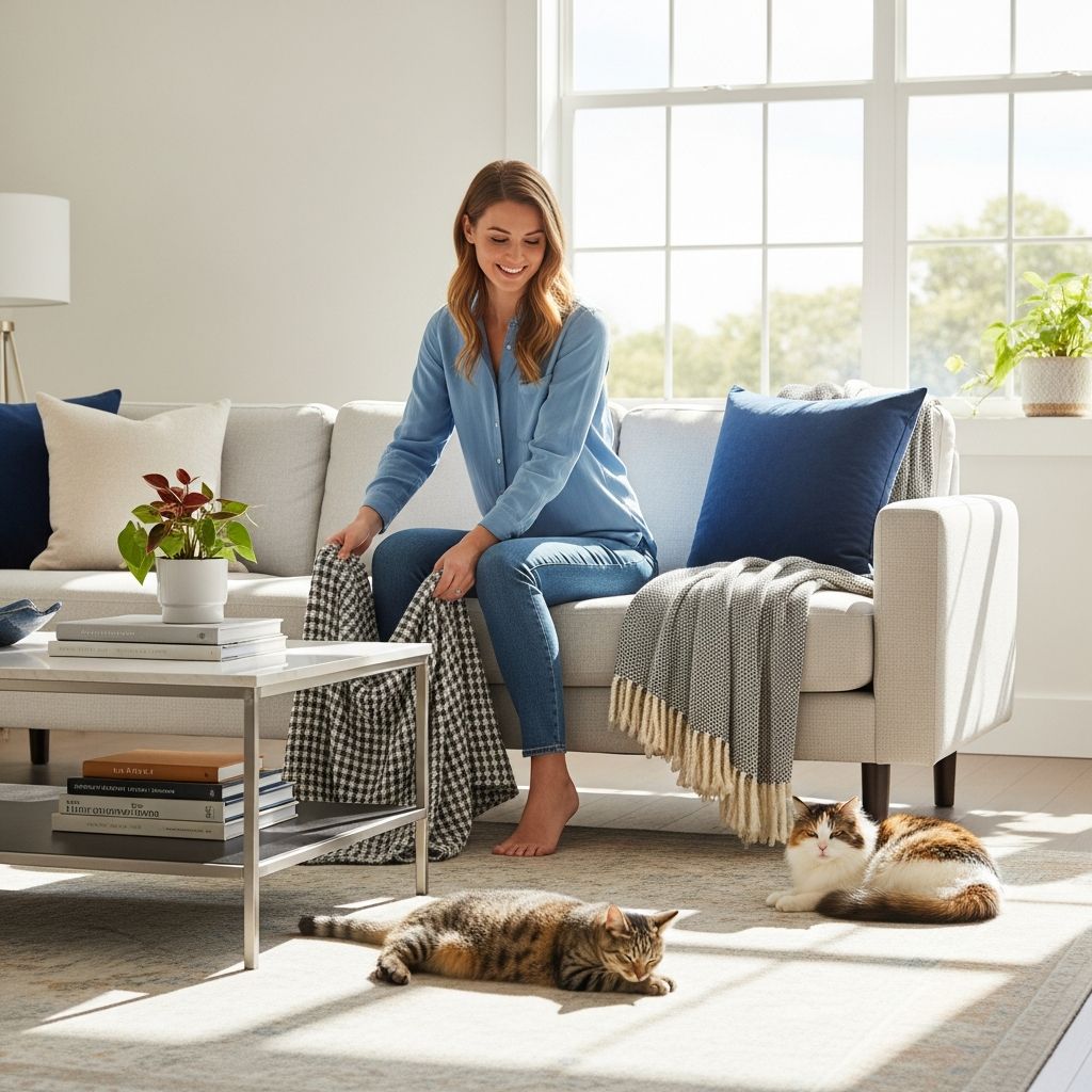 6 Cat Mom Secrets to Keeping a Clean House Master the art of cat ownership without sacrificing a spotless home with proven cleaning strategies.