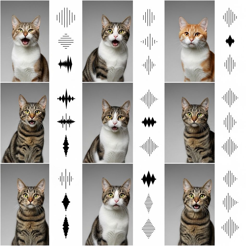 Cat Noises: 9 Sounds, What They Mean And When To Worry Decode your cat's vocalizations: Learn what meows, purrs, chirps, and other sounds mean.
