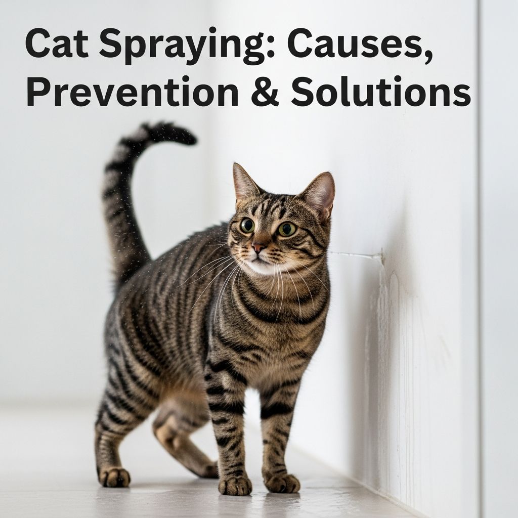 Cat Spraying: Causes, Prevention & Solutions Learn why cats spray and discover effective strategies to prevent this common behavior.