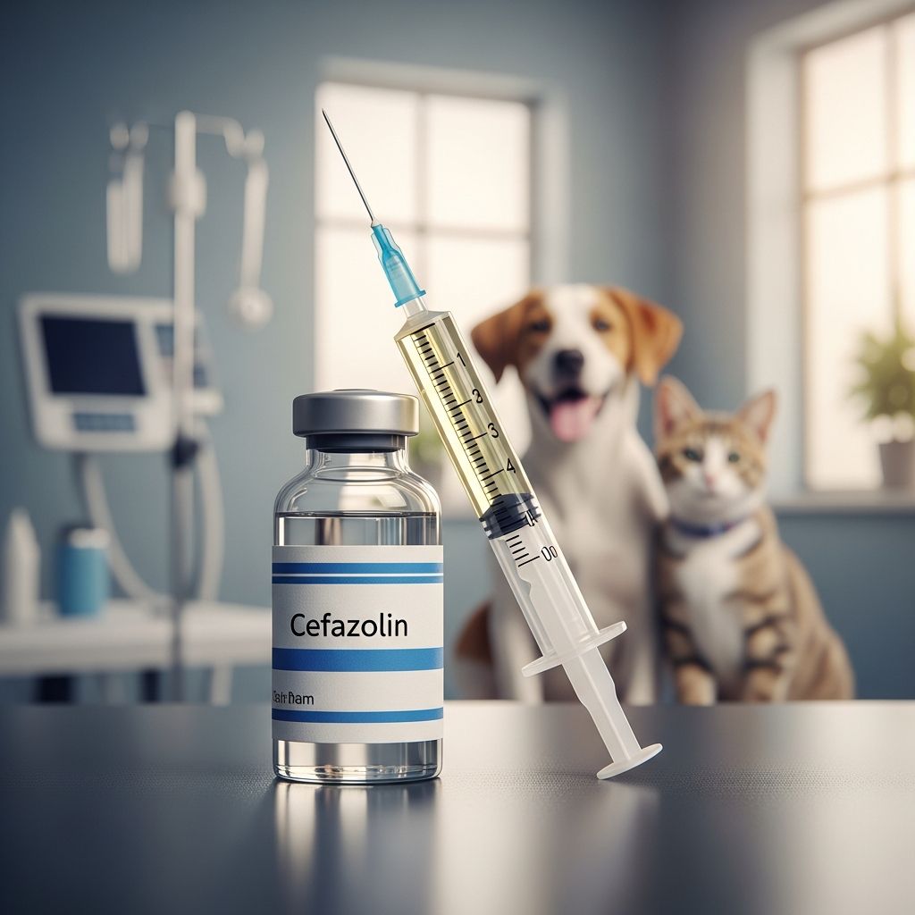 Complete guide to cefazolin antibiotic for dogs and cats: uses, dosing, side effects, and safety.