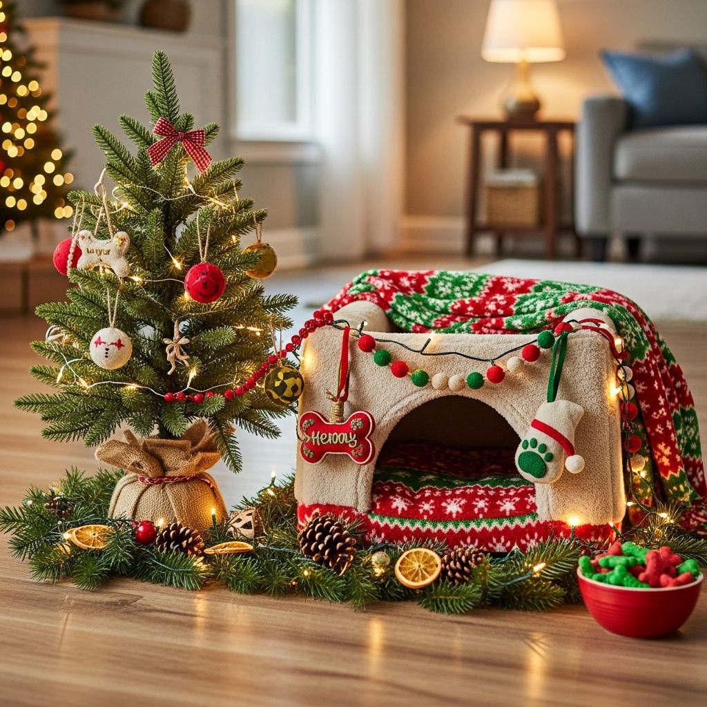 Create a festive and safe holiday environment for your pets with these decoration ideas.