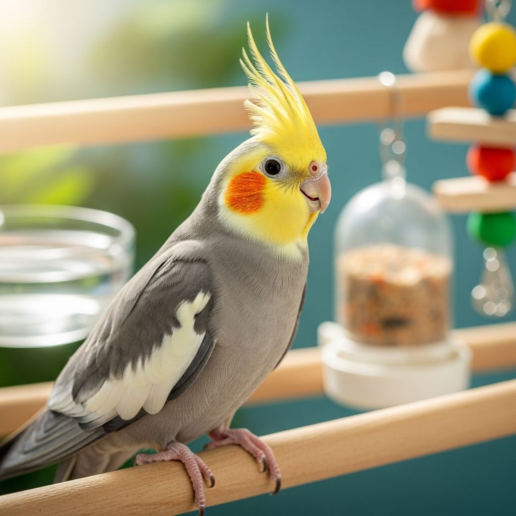 Master cockatiel care with our comprehensive guide covering habitat, diet, health, and training.