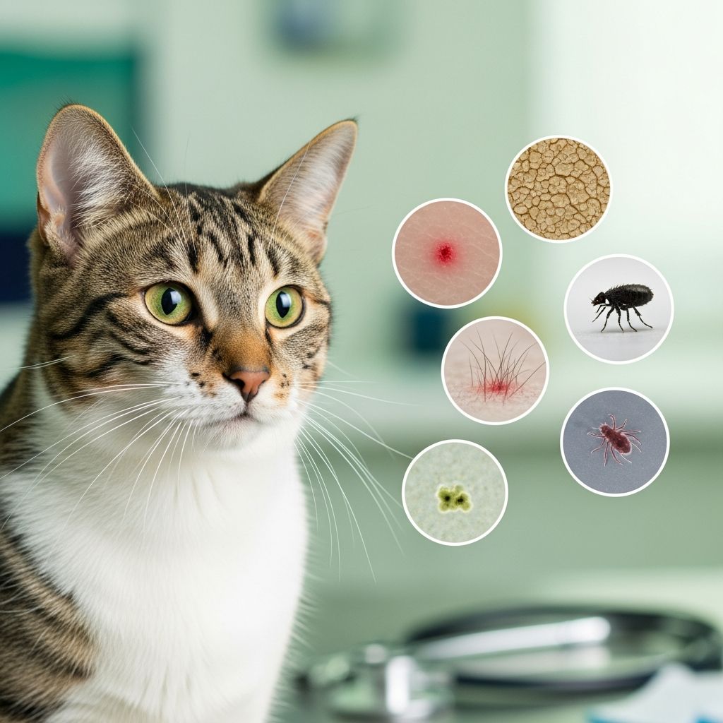 Identify and treat the most common feline skin conditions with expert vet-approved solutions.